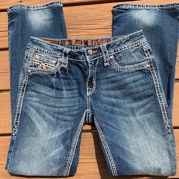 Rock Revival Denim - Rock Revival Jeans Kai Boot Size 29X 30